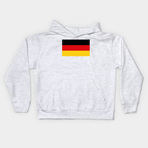 Flag of Germany Kids Hoodie by DiegoCarvalho